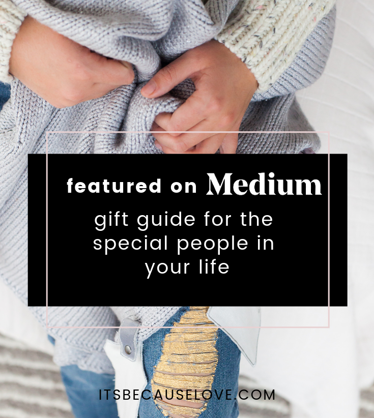 Featured on Medium's Holiday Gift Guide For The Special People In Your Life